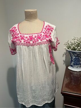 ROBERTA ROLLER RABBIT Smocked Top, size XS